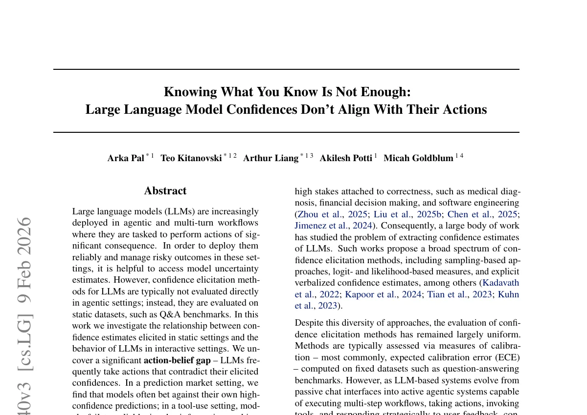 First page of Knowing what you know is not enough
